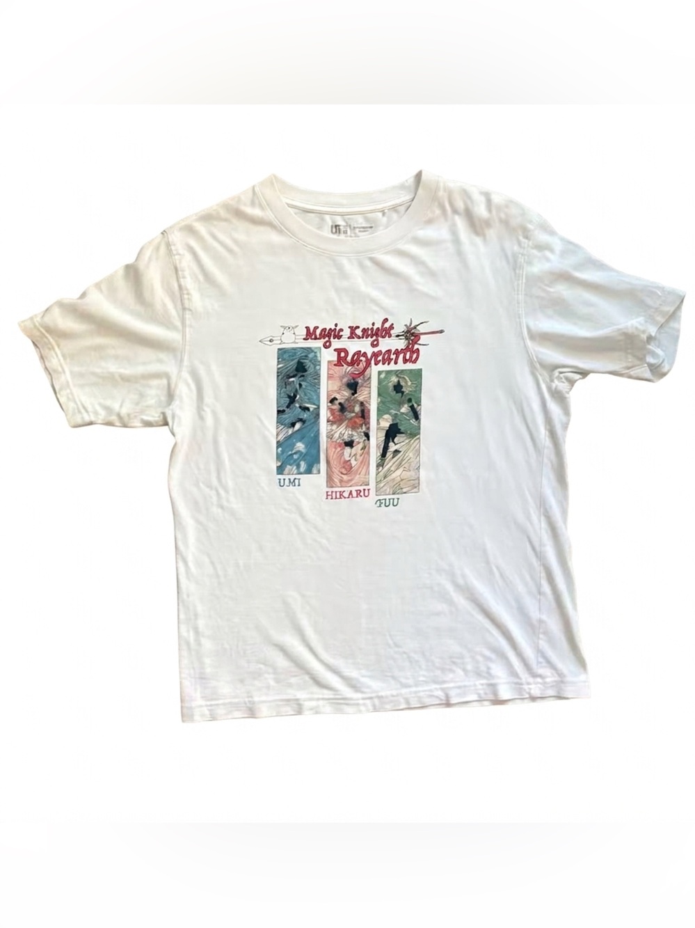 Magic Knight Rayearth Umi Ryuuzaki Hikaru Shidou Fuu Hououji T Shirt Size Small
